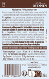 Le Sirop de MONIN Noisette sans Sucre