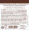 Le Sirop de MONIN Saveur Roulé à la Cannelle