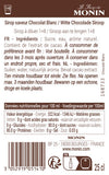 Le Sirop de MONIN Saveur Chocolat Blanc