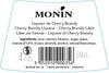 La Liqueur de MONIN Cherry Brandy 70cl (24%)