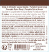 Le Sirop de MONIN Citrouille Saveur Epicée