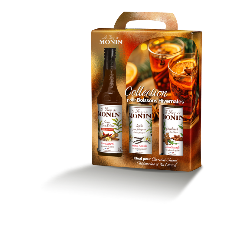 Coffret de sirops pour Boissons Hivernales- 3x25 cl