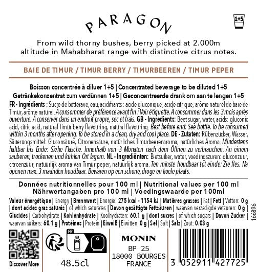 PARAGON Cordial Baie de Timur