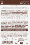 Le Concentré de MONIN Lime Juice Cordial