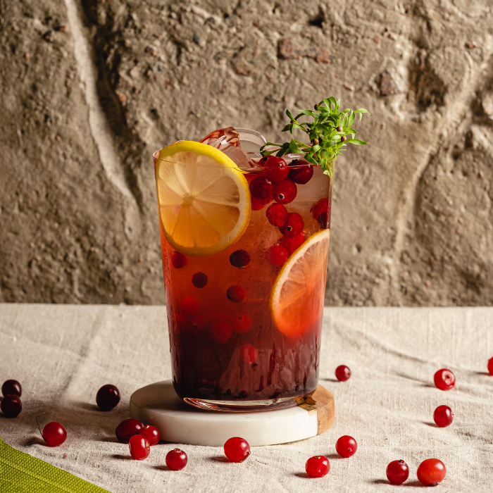 Mocktail Brownie Fruits Rouges