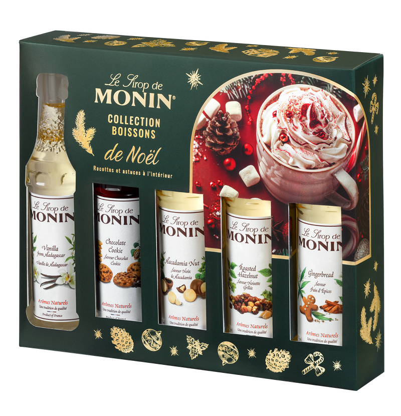Coffret de Noël - Sirops pour Café - 5x5cl