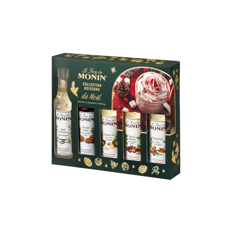 Coffret de Noël - Sirops pour Café - 5x5cl