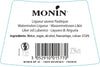 La Liqueur de MONIN Saveur Pastèque 70cl (20%)
