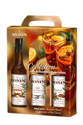 Coffret de sirops pour Boissons Hivernales- 3x25 cl