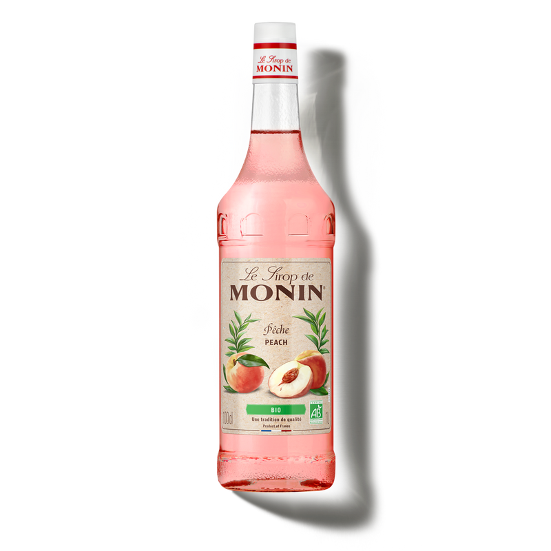 Le Sirop de MONIN Pêche Bio