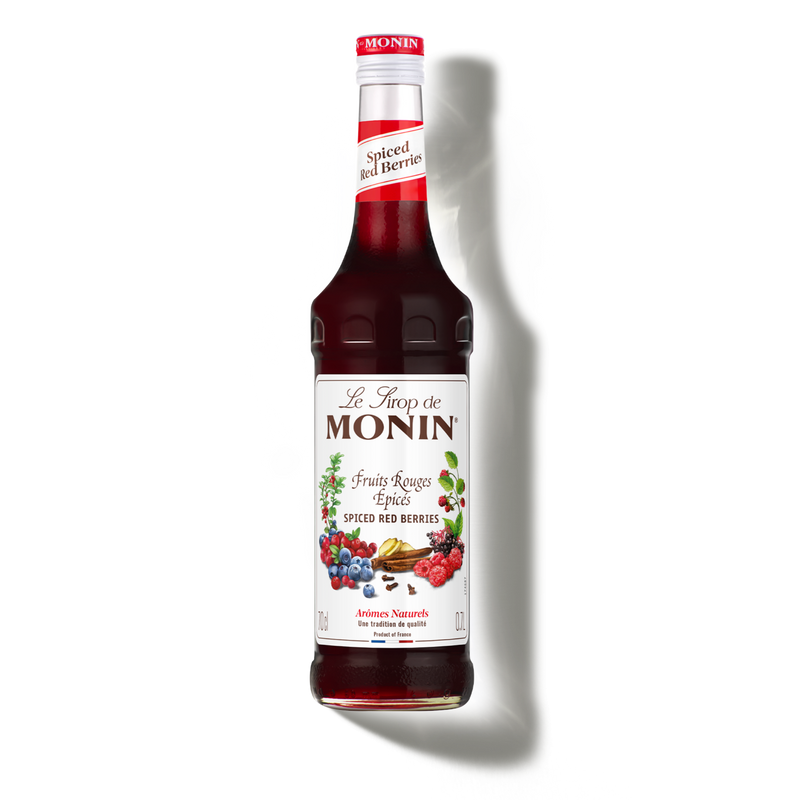 Le Sirop de MONIN Fruits Rouges, aromatisé aux Epices