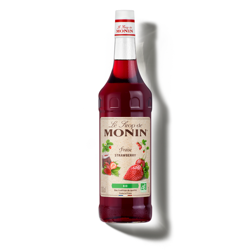 Le Sirop de MONIN Fraise Bio