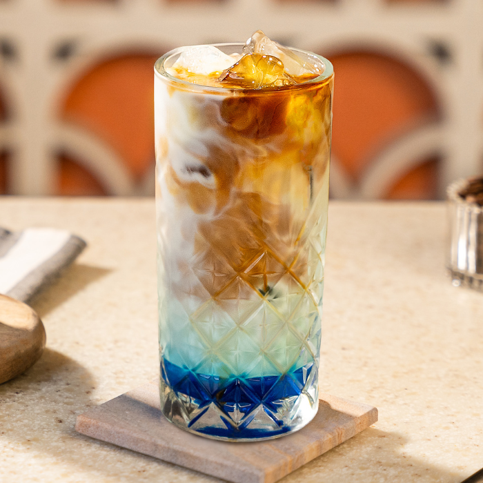 Blue Spanish Latte Glacé