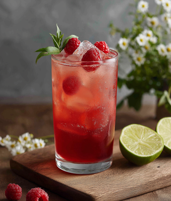 Cherry Blossom Raspberry Iced Tea