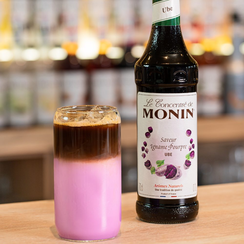 Dirty Ube Iced Latte