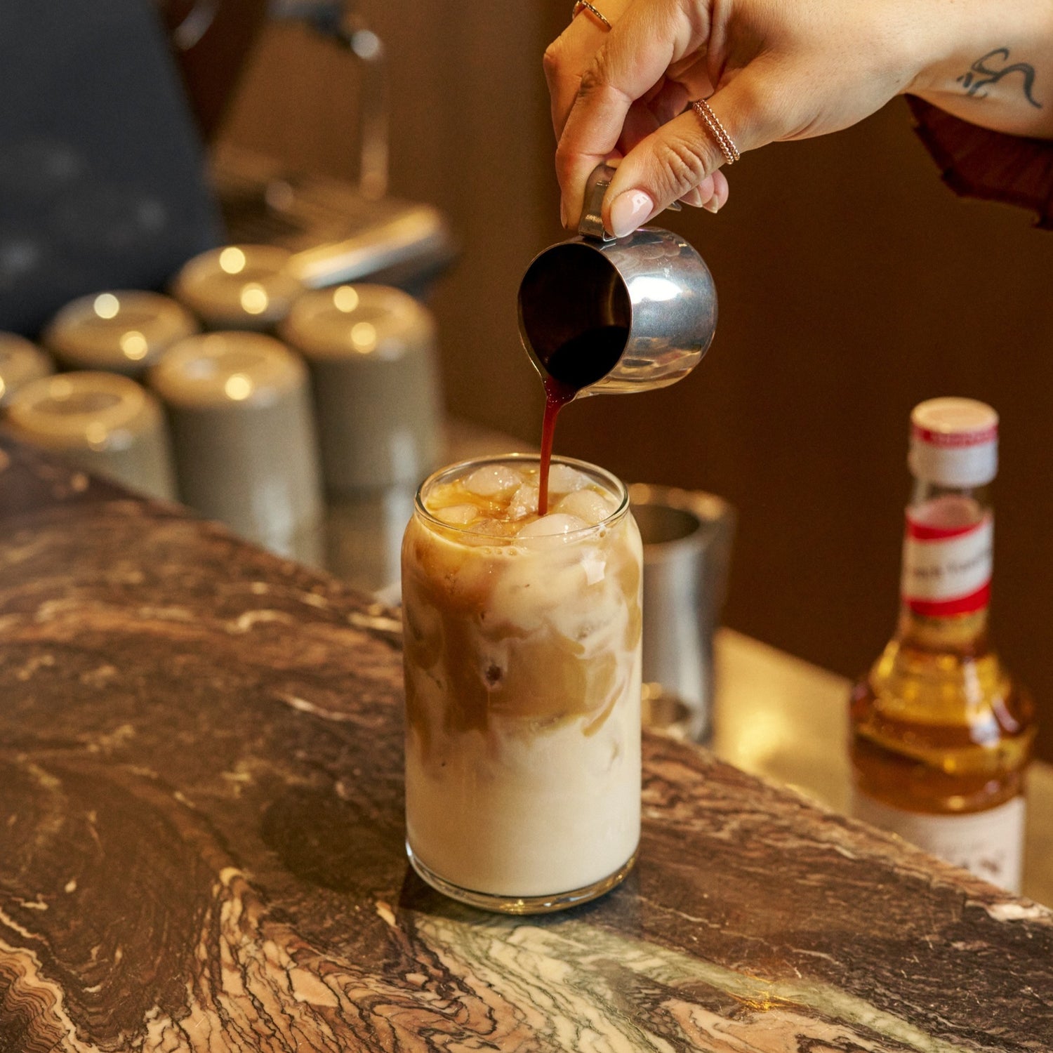 Iced Latte Pop Corn Fontaine