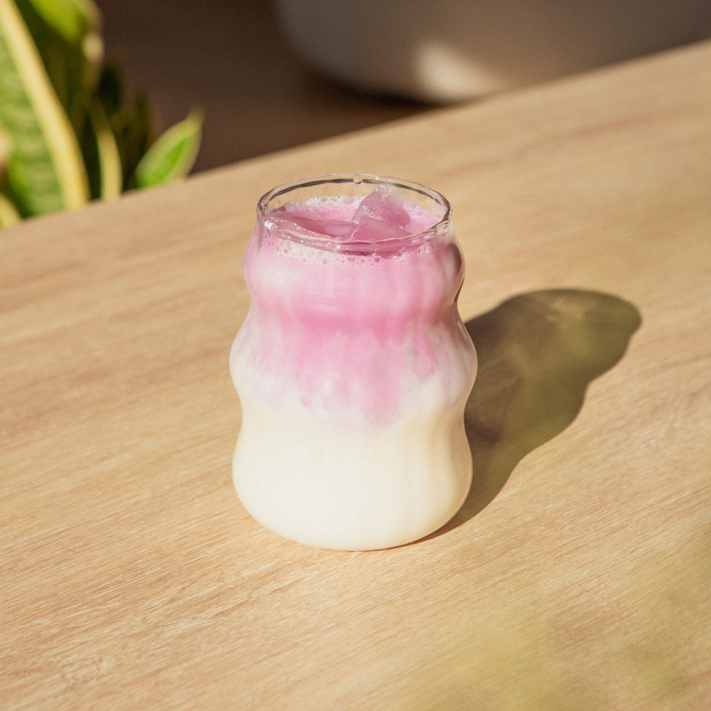 Latte Glacé Ube Litchi