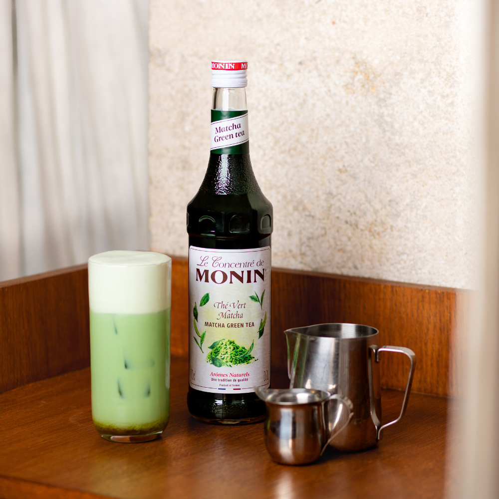 Mango Matcha Iced Latte