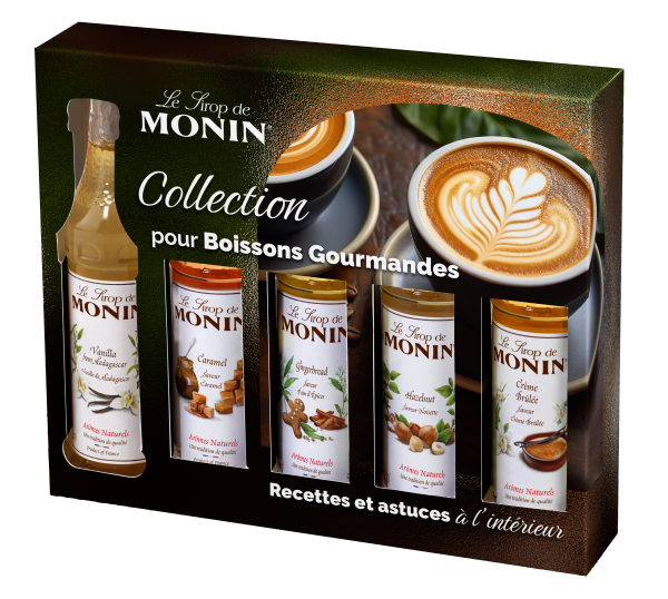 Coffret de Sirops pour Boissons Gourmandes - 5x5 cl